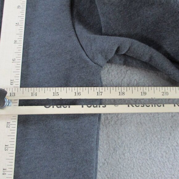 VERSACE Kids Logo Sweatshirt Size 12a Gray Logo Applique Fleece Sweater Crewneck - Picture 10 of 12